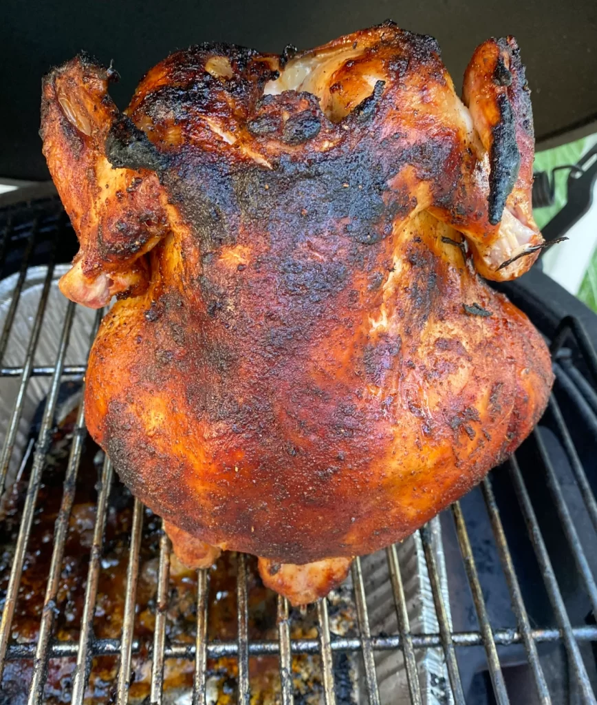 Big Green Egg Beer Can Chicken