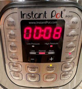 broccoli rabe instant pot steam time